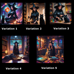 The Student Witch and her cat