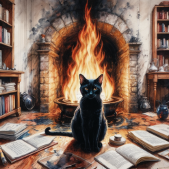 Black Cat - digital art