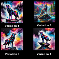The Rainbow Wolf