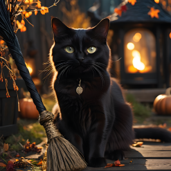 Cats on Broomsticks 5