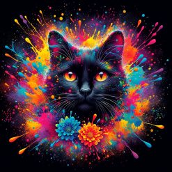 Black Cat - digital art