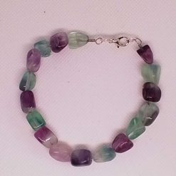 Wire rap gemstone bracelet
