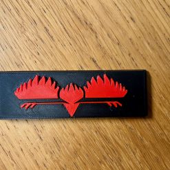 FireBird Plaque Plate, Black and Red