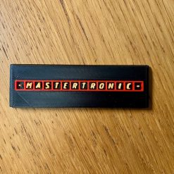 Mastertronic Logo Plaque Plate, Black