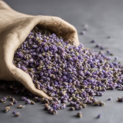 10 Bags of Dried French Lavender in Lilac Organza Bags - Real Flower Buds / Home Fragrance / Craft / Ant, Fly and Mosquito Repellent.