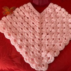 C - Baby Poncho - New Born Size - ONE ONLY AND READY TO SHIP