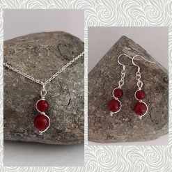 Red Carnelian Jewellery Set