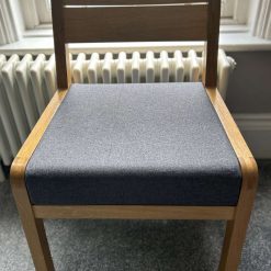 Grey Linen Look Habitat Radius Replacement Chair Cover