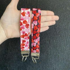 Handmade fabric keyring