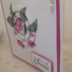 Cherry blossom "LET LOVE Bloom" anniversary card - PPC005 1 Cherry blossom "LET LOVE Bloom" anniversary card - PPC005 1