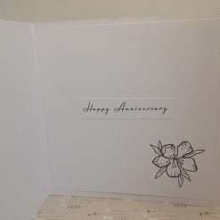 Cherry blossom "LET LOVE Bloom" anniversary card - PPC005 2 Cherry blossom "LET LOVE Bloom" anniversary card - PPC005 2