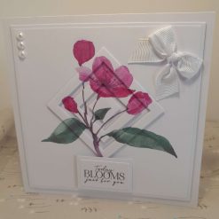 Cherry blossom "Today BLOOMS just for you" birthday card - PPC009