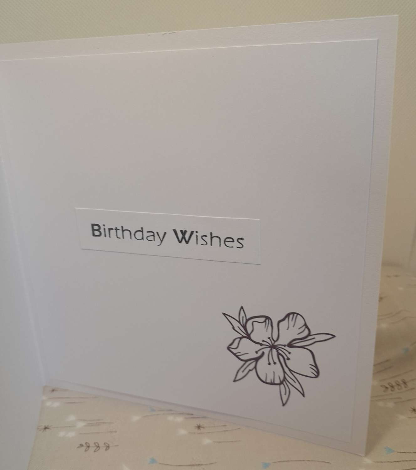 Cherry blossom "Today BLOOMS just for you" birthday card - PPC010 Cherry blossom "Today BLOOMS just for you" birthday card - PPC010