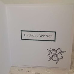 Cherry blossom "Today BLOOMS just for you" birthday card - PPC011 2 Cherry blossom "Today BLOOMS just for you" birthday card - PPC011 2