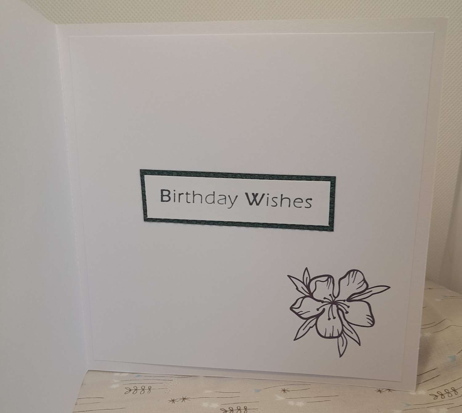 Cherry blossom "Today BLOOMS just for you" birthday card - PPC011 Cherry blossom "Today BLOOMS just for you" birthday card - PPC011