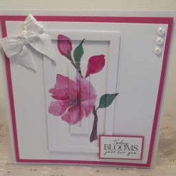 Cherry blossom "Today BLOOMS just for you" birthday card - PPC018