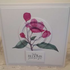 Cherry blossom "Today BLOOMS just for you" birthday card - PPC019