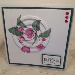 Cherry blossom "Today BLOOMS just for you" birthday card - PPC021