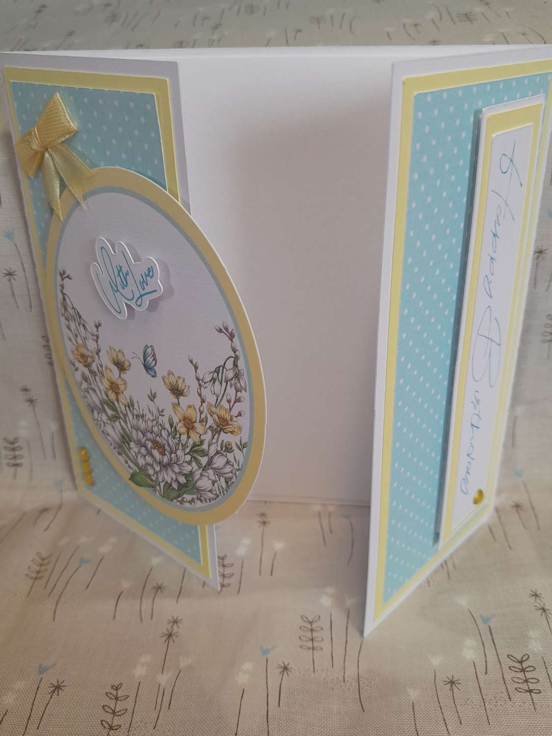 Gate fold Birthday Card - PPC028 Gate fold Birthday Card - PPC028