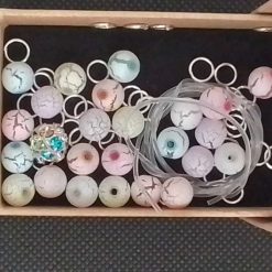 Jewellery kit number 10 crackle beads