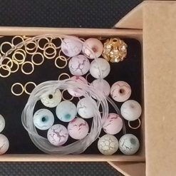 Jewellery making kit number 10 B crackle beads