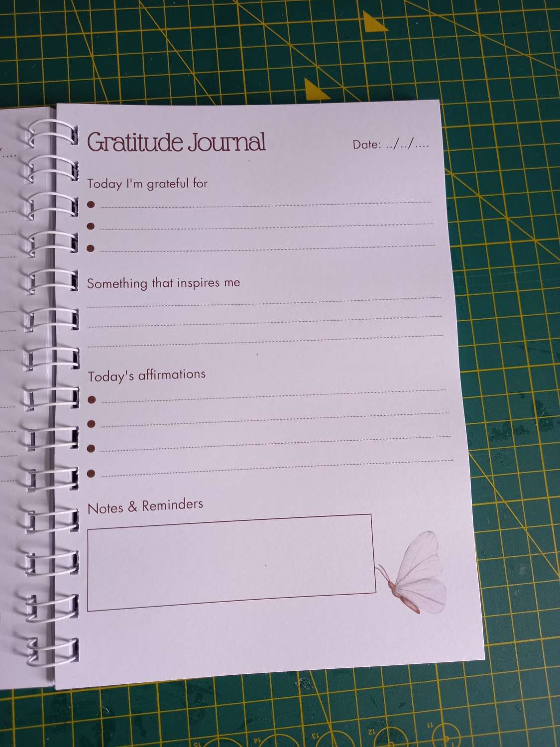 Wellness journal Wellness journal