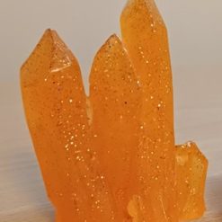Handmade Resin Orange Crystal Style Cluster large
