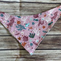 Broughton Bib - Pink sealife