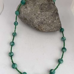 Green Agate Long Necklace 1 Green Agate Long Necklace 1