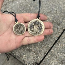 Brass Skadi Pendant (small) 3