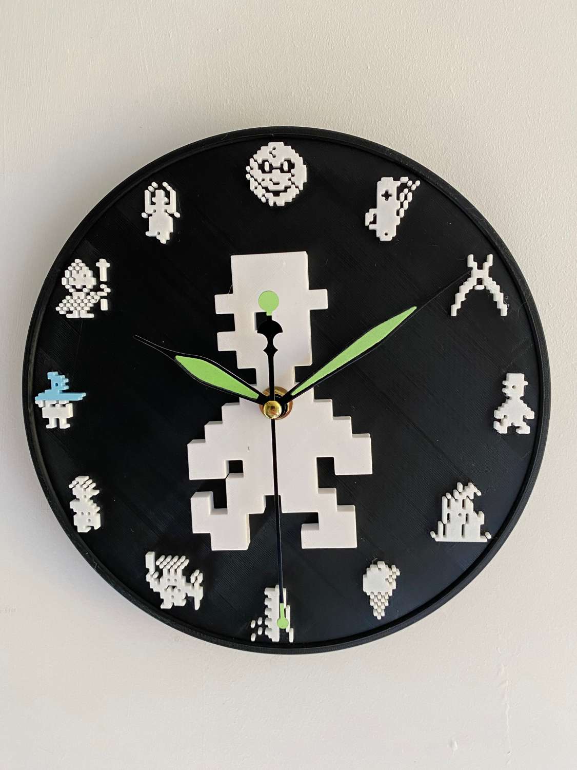 Jet Set Willy Themed Clock - 220mm Diameter Jet Set Willy Themed Clock - 220mm Diameter