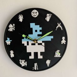 Jet Set Willy Themed Clock - 220mm Diameter 4 Jet Set Willy Themed Clock - 220mm Diameter 4
