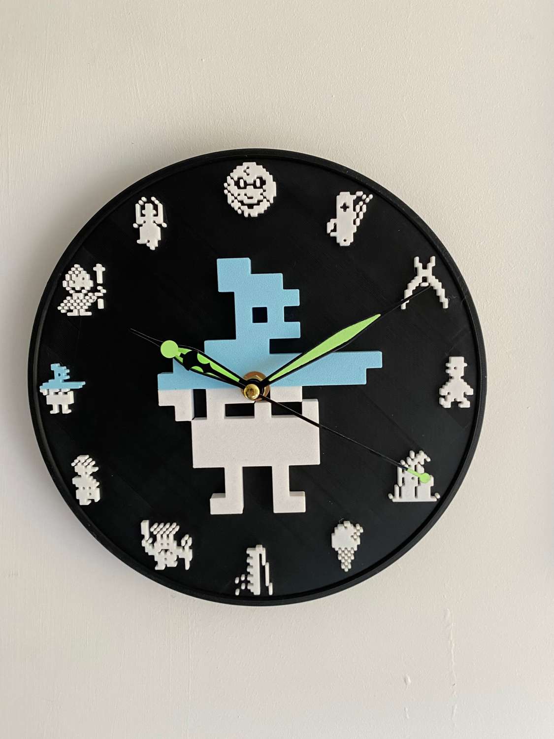 Jet Set Willy Themed Clock - 220mm Diameter Jet Set Willy Themed Clock - 220mm Diameter