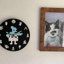 Jet Set Willy Themed Clock - 220mm Diameter 5 Jet Set Willy Themed Clock - 220mm Diameter 5