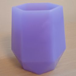 Handmade Resin Purple Pen\Pencil Pot, Bud Vase