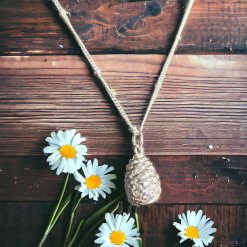 Mini Silver Pinecone Necklace