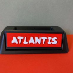Atlantis Plaque Plate Red