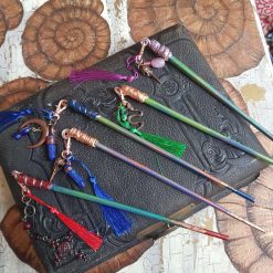 Hair Wands peacock copper