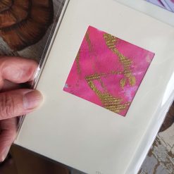 Handpainted cards pinks 3 Handpainted cards pinks 3