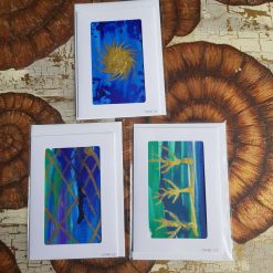 Handpainted cards vivids