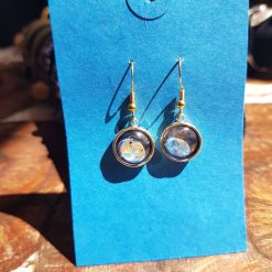 Glass blues/reds/golds Earrings