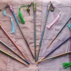 Hair Wands peacock bronze