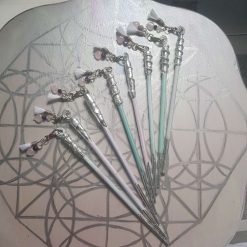 Hair Wands bridal silver