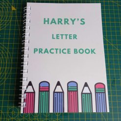 A5 Ring bound letter practice book