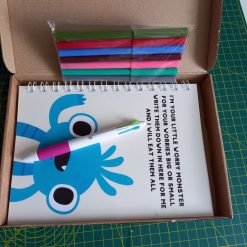 A5 Ring bound worry monster book 4 A5 Ring bound worry monster book 4