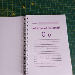 A5 Ring bound letter practice book 3