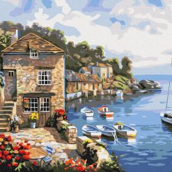 Boats at Sea Painting by Numbers Set