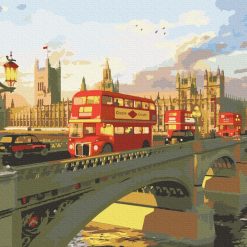 London Evening Painting by Numbers set
