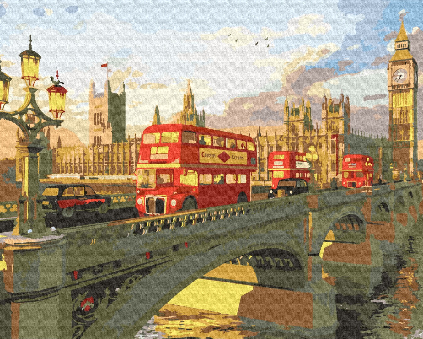 London Evening Painting by Numbers set London Evening Painting by Numbers set