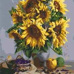 Sunflower Still Life Painting by Numbers Set